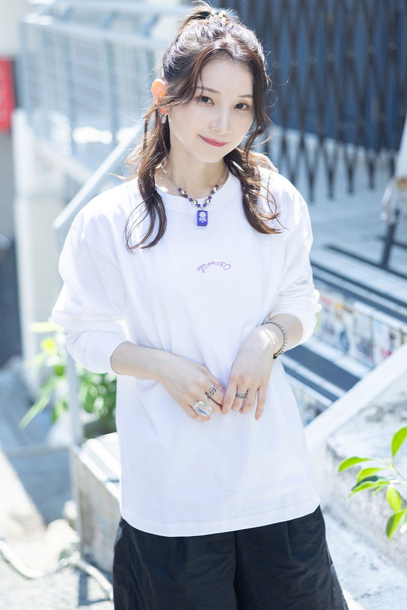 【数量限定予約商品】黒木ほの香×HEDWiNG×GEKIROCK CLOTHINGコラボ・ロンT - White