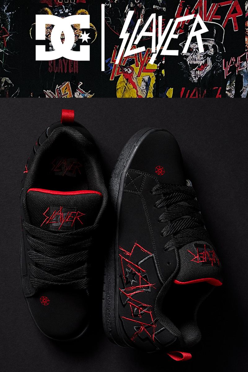 SLAYER X DC Stag Men's Low Top Skate Shoe US size | eBay