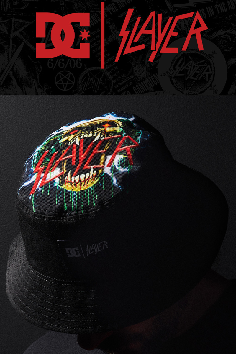 SLAYERｘDC SHOES（ディーシーシューズ） REVERSIBLE BUCKET