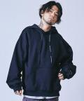 MUSIC SAVED MY LIFE (MSML) HEAVY WEIGHT BALLOON PARKA BLACK