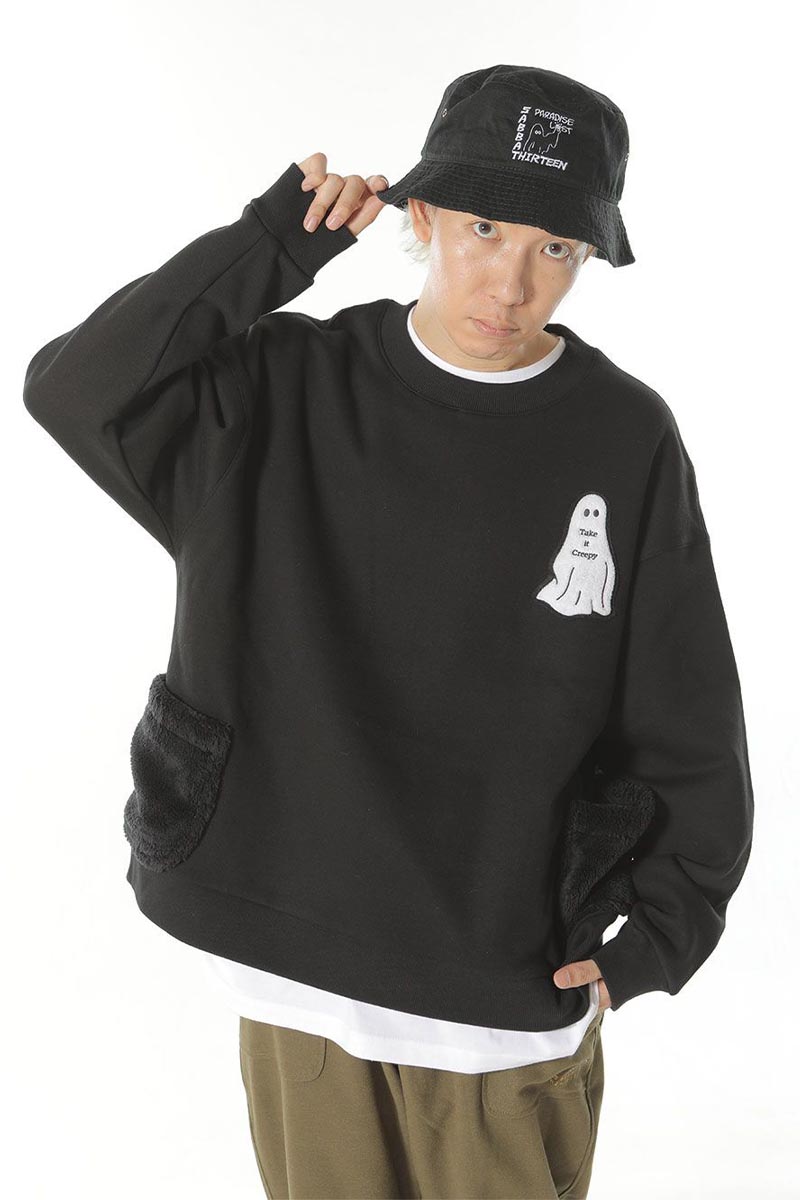 SABBAT13 SPOOK POCKET SWEAT BLACK