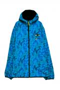 TOY MACHINE (トイマシーン) CAMO REVERSIBLE FLEECE PARKA - L.BLUE