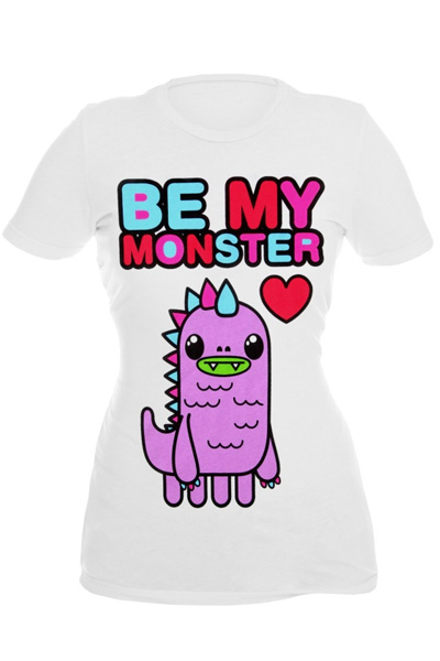 SO SO HAPPY Be My Monster Puff Girls T-Shirt