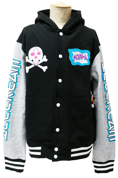 ICECREAM L/S GHOST KNIT JAKET BLACK