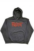 SLIPKNOT UNISEX HOODIE: LOGO (BACK PRINT) GRAY
