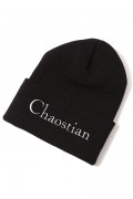 SILLENT FROM ME CHAOSTIAN - Beanie- BLACK