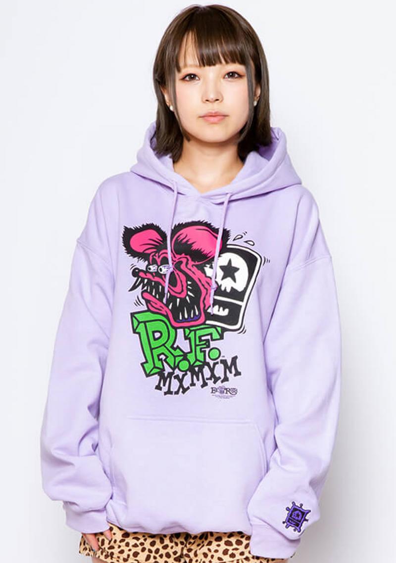 MAGICAL MOSH MISFITS RATFINK x MxMxM “MAGICAL MOSH RATFINK” HOODIE PURPLE