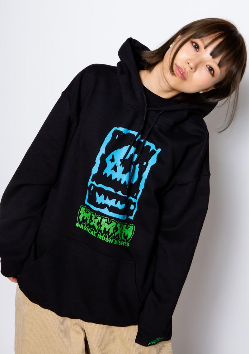 MAGICAL MOSH MISFITS MxMxM どろどろドクロ HOODIE BLACK