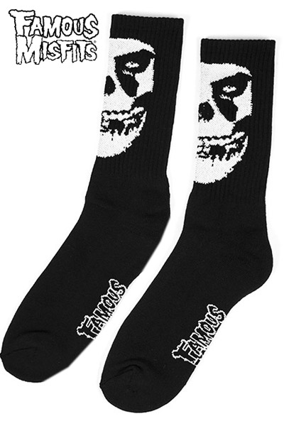 FAMOUS STARS AND STRAPS MISFITS FACE SOCKS