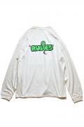 RUDIE'S (ルーディーズ) MIGHTY MIC BIGSILHOUETTE LSTEE WHITE