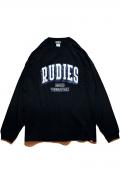 RUDIE'S (ルーディーズ) BLOCK COLLEGE BIGSILHOUETTE LSTEE BLACK