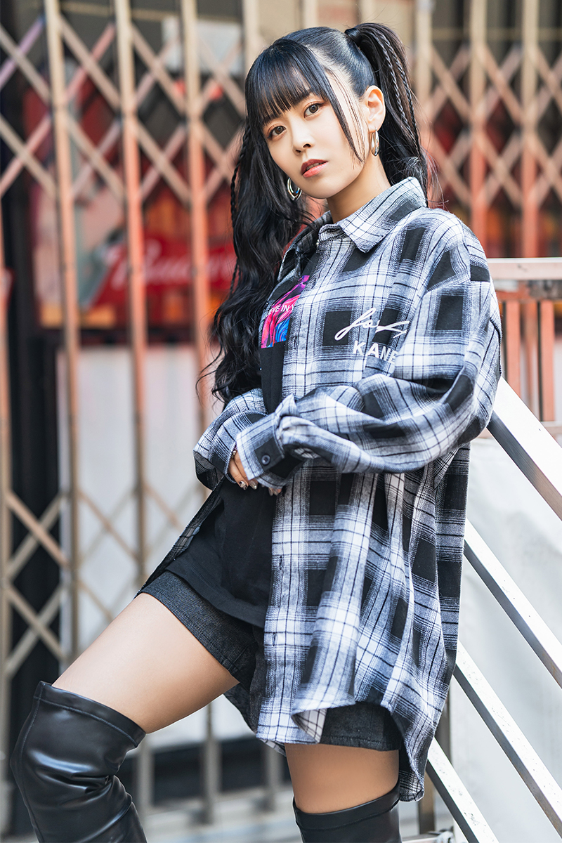 相羽あいな×KAVANE×GEKIROCK CLOTHINGスペシャル・コラボ・チェックシャツ