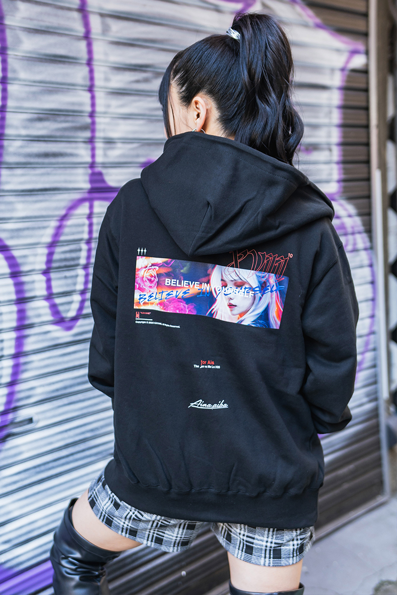 相羽あいな×KAVANE×GEKIROCK CLOTHINGスペシャル・コラボ・ジップパーカー