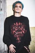 GoneR 田中聖 × GoneR L/S T-Shirts Black/Red