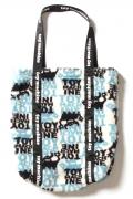 TOY MACHINE BOA FLEECE TOTE BAG - WHITE