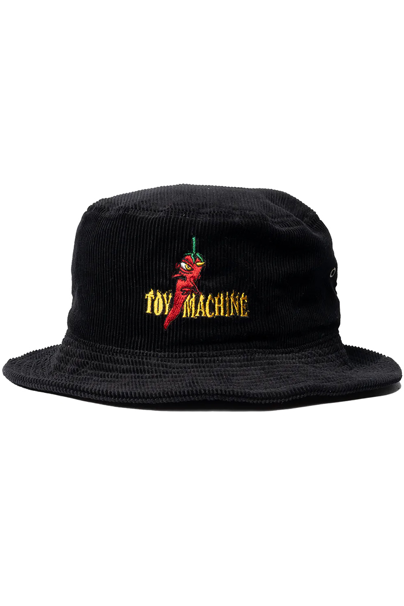 TOY MACHINE (トイマシーン) PEPPER SECT CORDEUROY HAT-BLACK