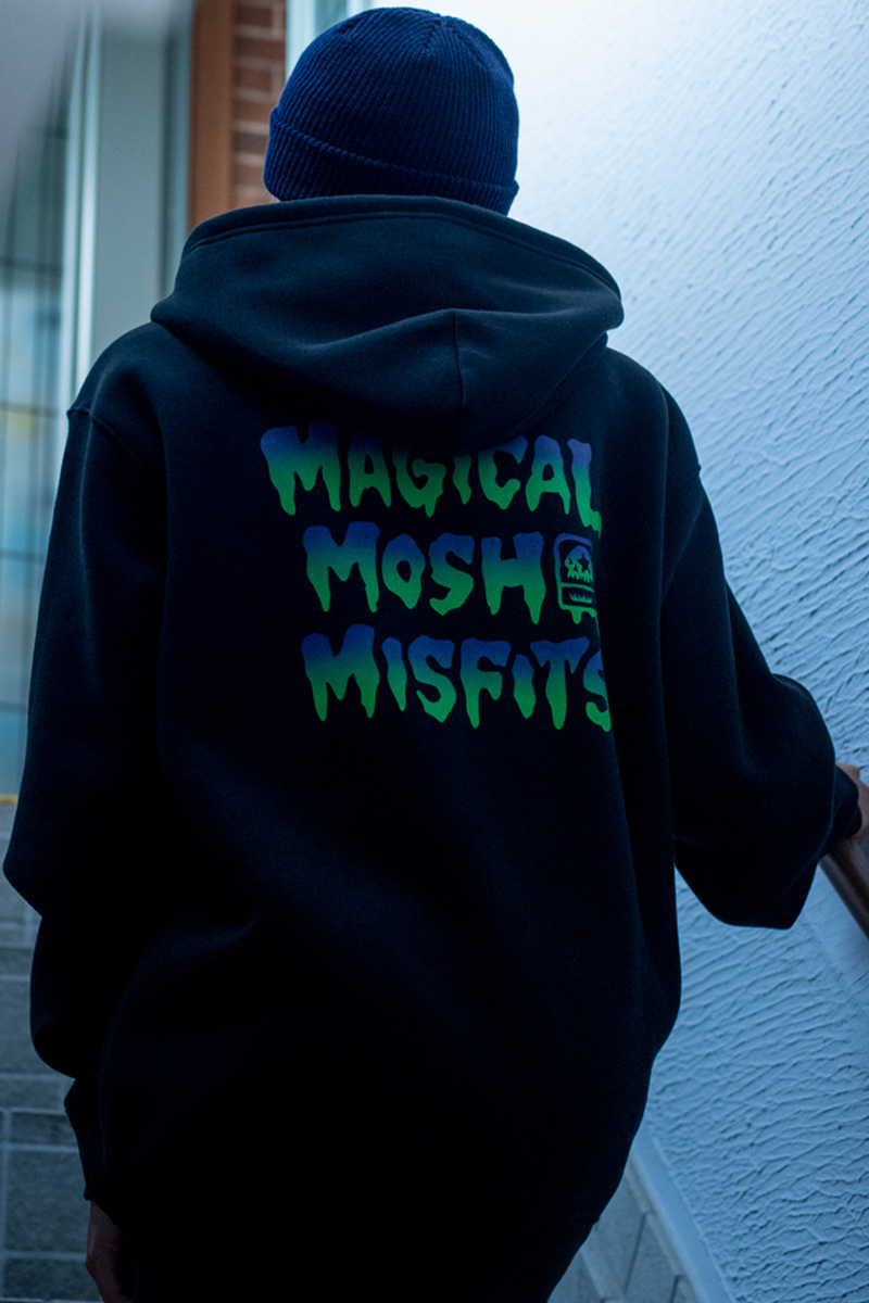 MAGICAL MOSH MISFITS (マジカルモッシュミスフィッツ) MAGICAL MOSH GRADATION ZIP HOODIE DOKU