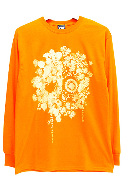 GoneR Two Face Long T-Shirts Orange