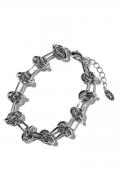 【予約商品】glamb (グラム) Orb Knot Bracelet / オーブノットブレスレット Silver