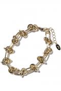 【予約商品】glamb (グラム) Orb Knot Bracelet / オーブノットブレスレット Gold