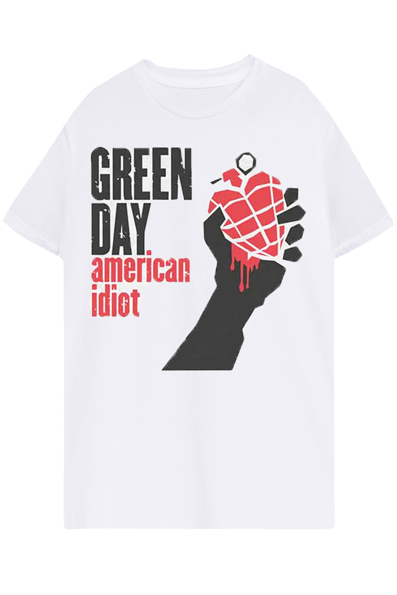 GREEN DAY バンドTシャツ ユニセックス : AMERICAN IDIOT GREEN DAY バンドTシャツ ユニセックス : AMERICAN IDIOT