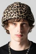 【予約商品】glamb (グラム)Deformed Hunting Cap / ディフォームハンチングキャップ　Leopard