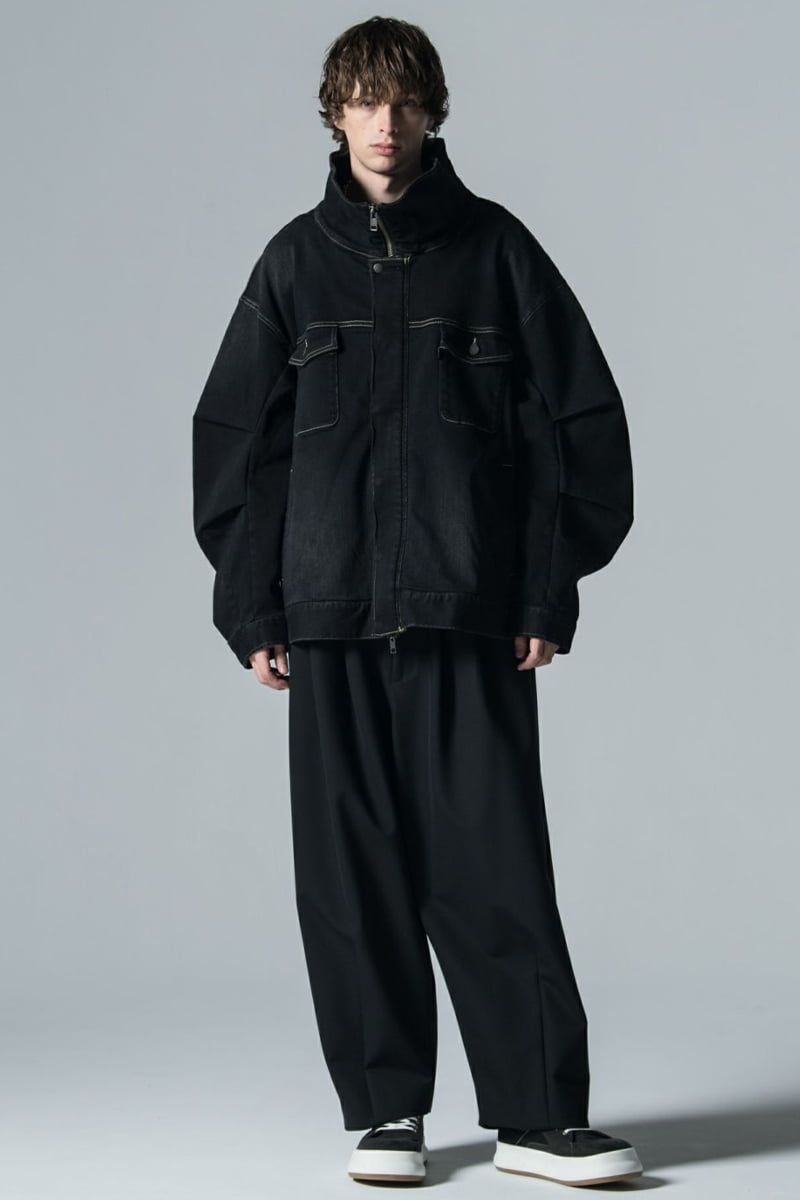 glamb デニムジャケット gジャン Hi Neck Denim Jacket