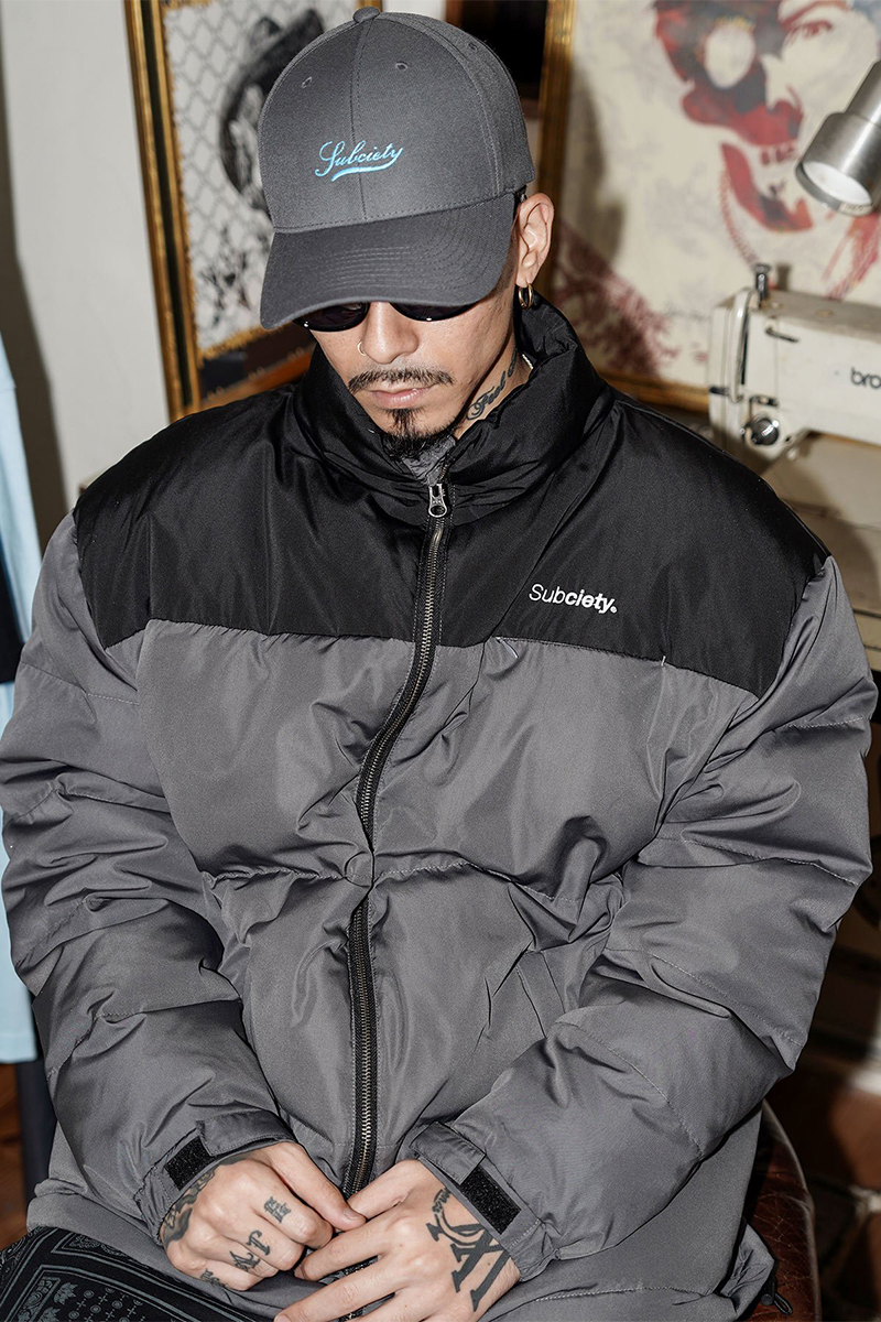 Subciety (サブサエティ) DOWN JKT BLACK