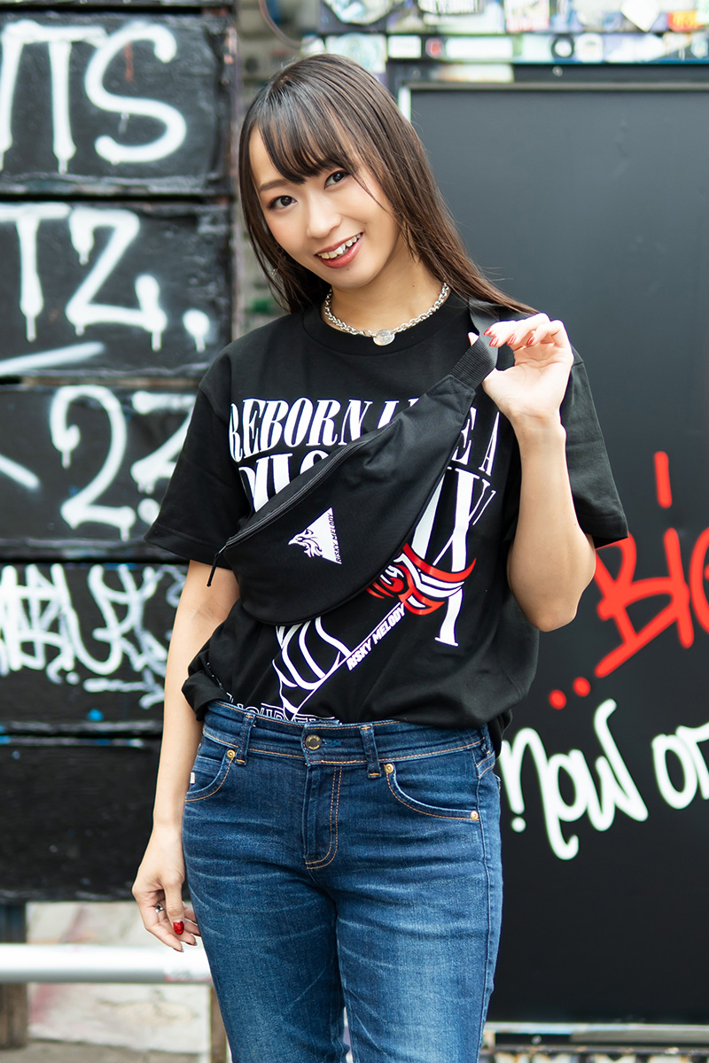 Risky Melody×RIP DESIGN WORXX×GEKIROCK CLOTHING コラボ・ウエストバッグ