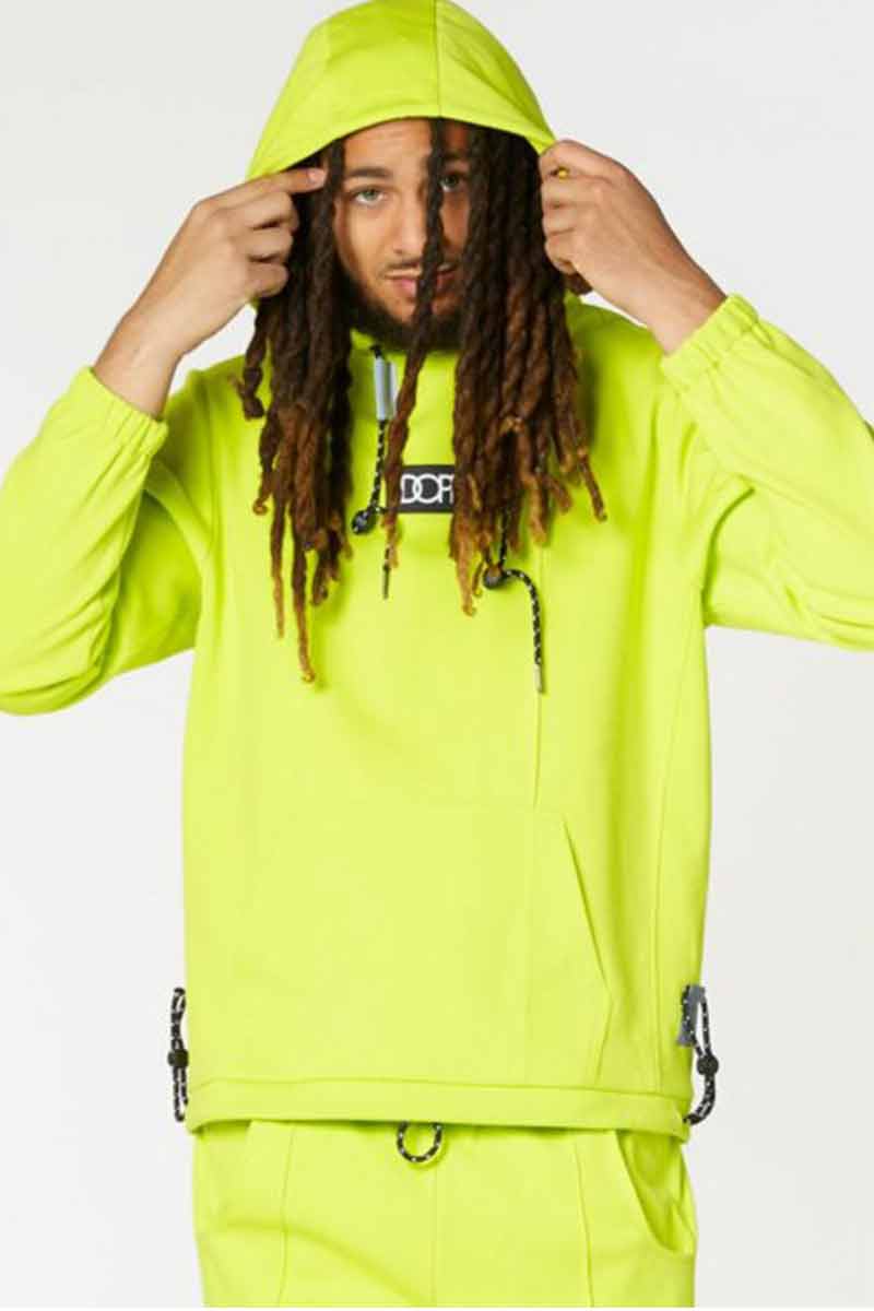 DOPE Core-Teck Pleated Pullover S.Green