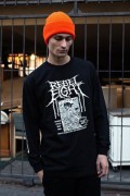 REBEL8 Gutteral Longsleeve Tee Black