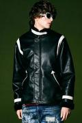 glamb (グラム) Synth Mouton Biker JKT / シンセムートンバイカージャケット BLACK