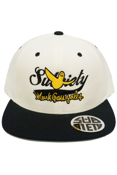 Subciety (サブサエティ) Subciety x MarkGonzales SNAP BACK CAP WHITE
