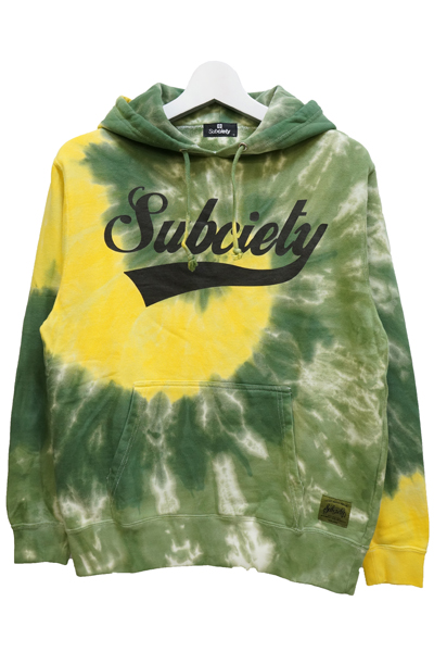 Subciety TIE DYE PARKA-GLORIOUS- GREEN