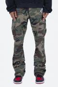 mnml(ミニマル) CONTRAST BOOTCUT CARGO PANTS WOODLAND CAMO