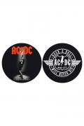 AC/DC TURNTABLE SLIPMAT SET: LET THERE BE ROCK/ROCK & ROLL (RETAIL PACK)