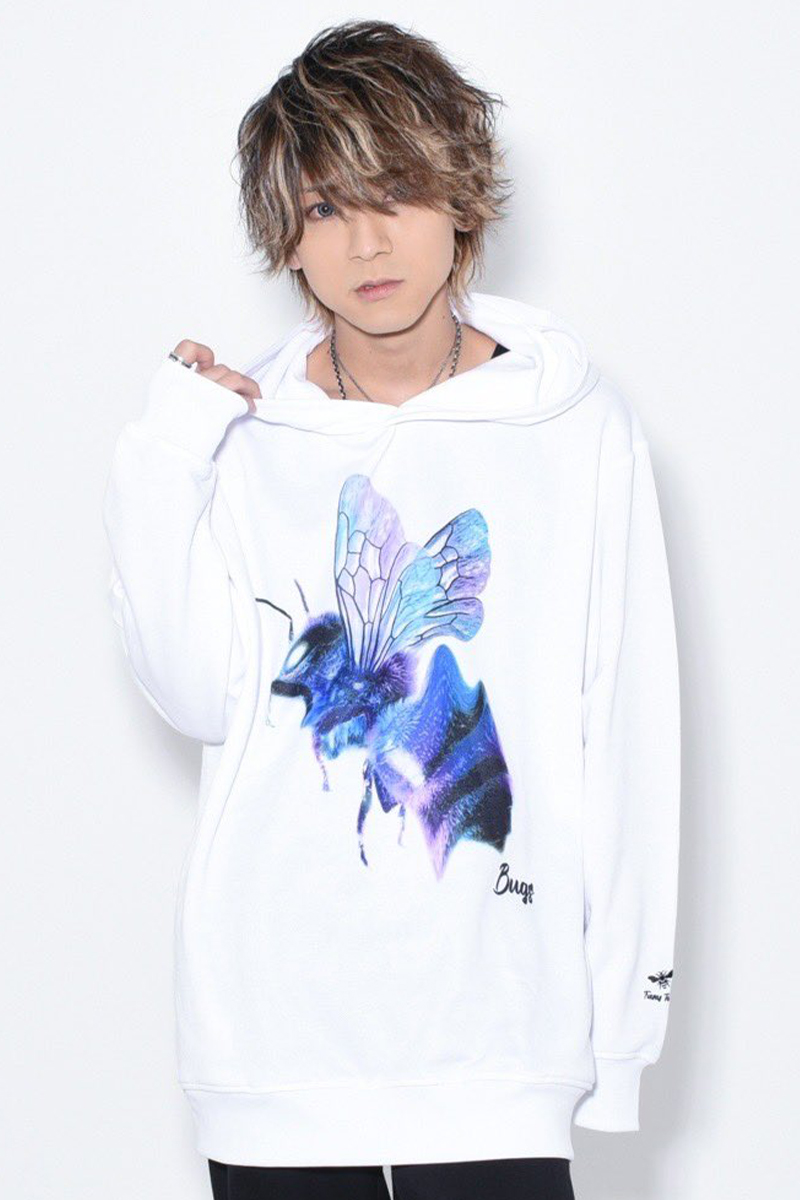 TRAVAS TOKYO【トラバストーキョー】Dizzy hornet hoodie White