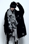 SILLENT FROM ME WANDER -Military Coat- BLACK