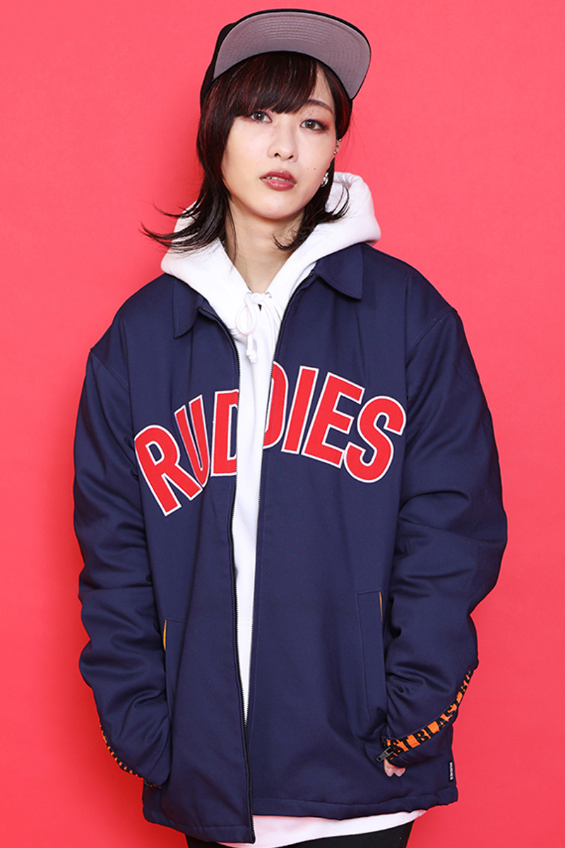 RUDIE'S (ルーディーズ) PHAT COACH JACKET NAVY