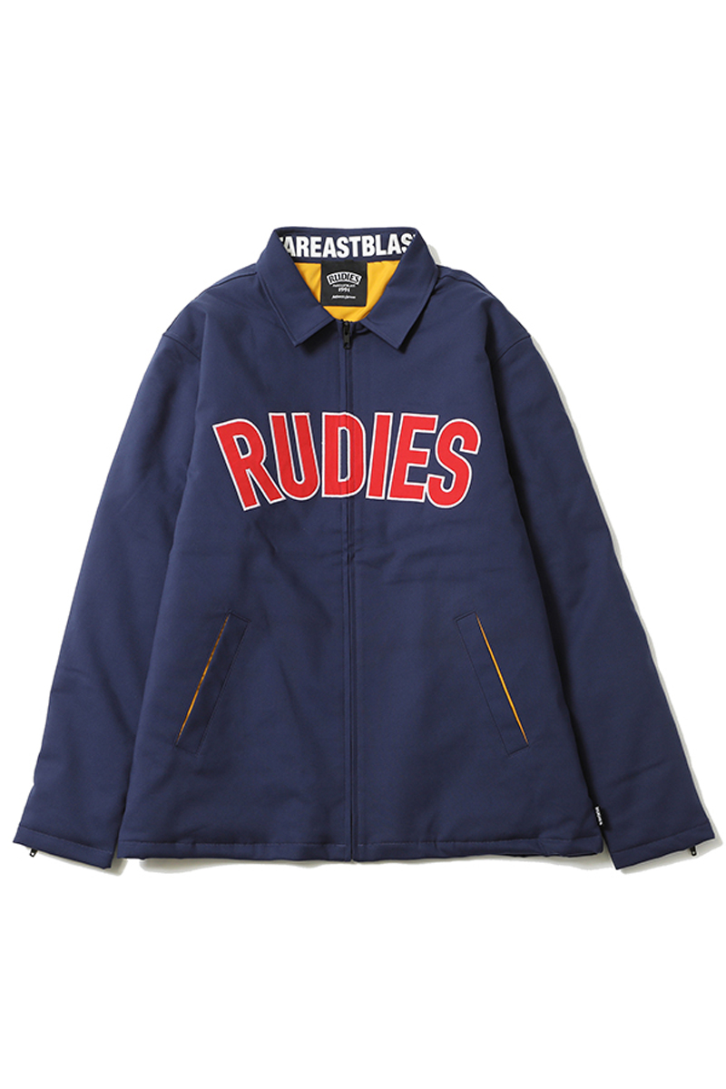 RUDIE'S (ルーディーズ) PHAT COACH JACKET NAVY / ロック