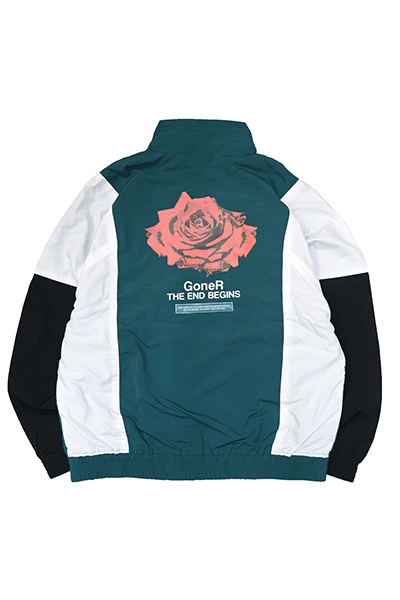 GoneR (ゴナー) GR19OT001 Rose Track Jacket Green