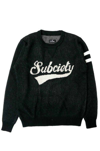 Subciety GLORIOUS KNIT BLACK