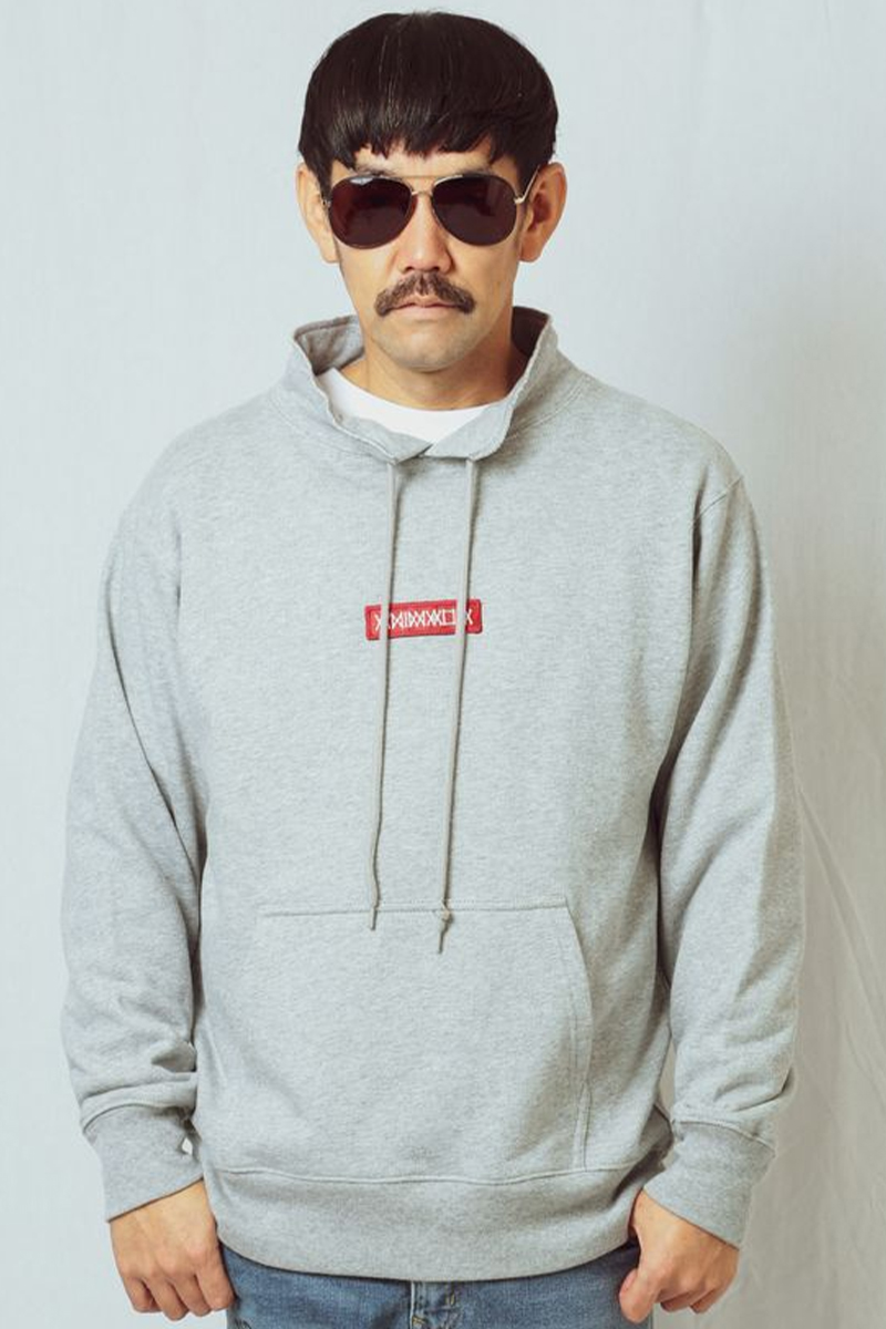 ANIMALIA (アニマリア) CUT-OFF HOODIE GRAY