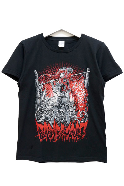 BAND-MAID ツアーファイナルTシャツ Red / Gray Japan Final BAND-MAID ツアーファイナルTシャツ Red / Gray Japan Final