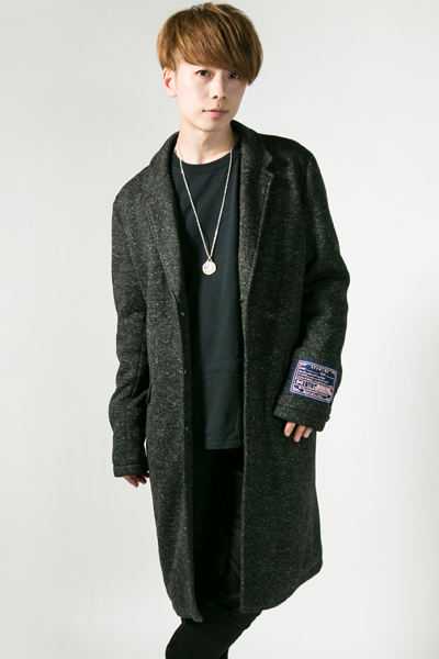 HEDWiNG Light knit chester Coat Heather Black