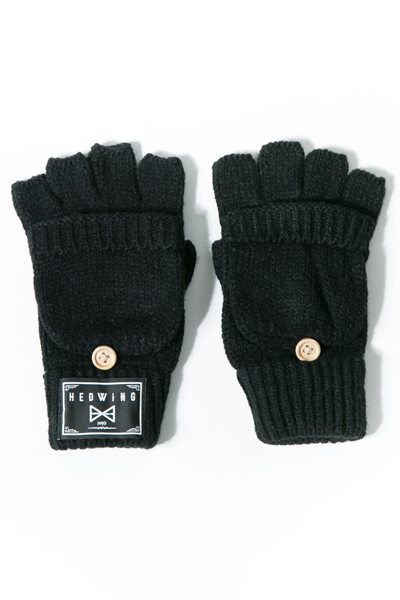 HEDWiNG Knit Gloves Black
