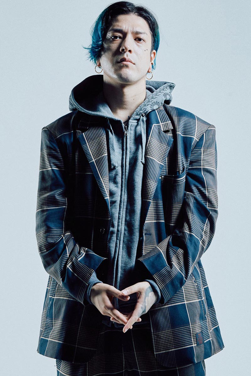 Zephyren(ゼファレン) WIDE TAILORD JACKET BLACK / CHECK