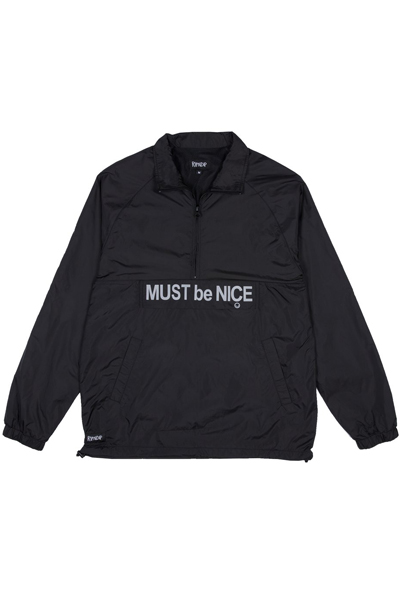 RIPNDIP Must Be Nice Half Zip Anorak Jacket (Black 3M)