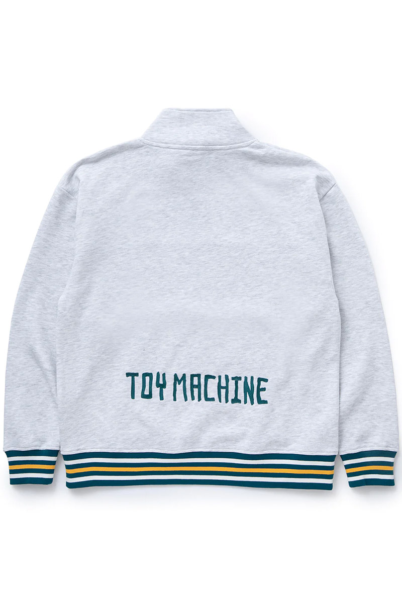 TOY MACHINE (トイマシーン) LIGHTNING EYE RIB LINE SWEAT HALF TOY MACHINE (トイマシーン) LIGHTNING EYE RIB LINE SWEAT HALF
