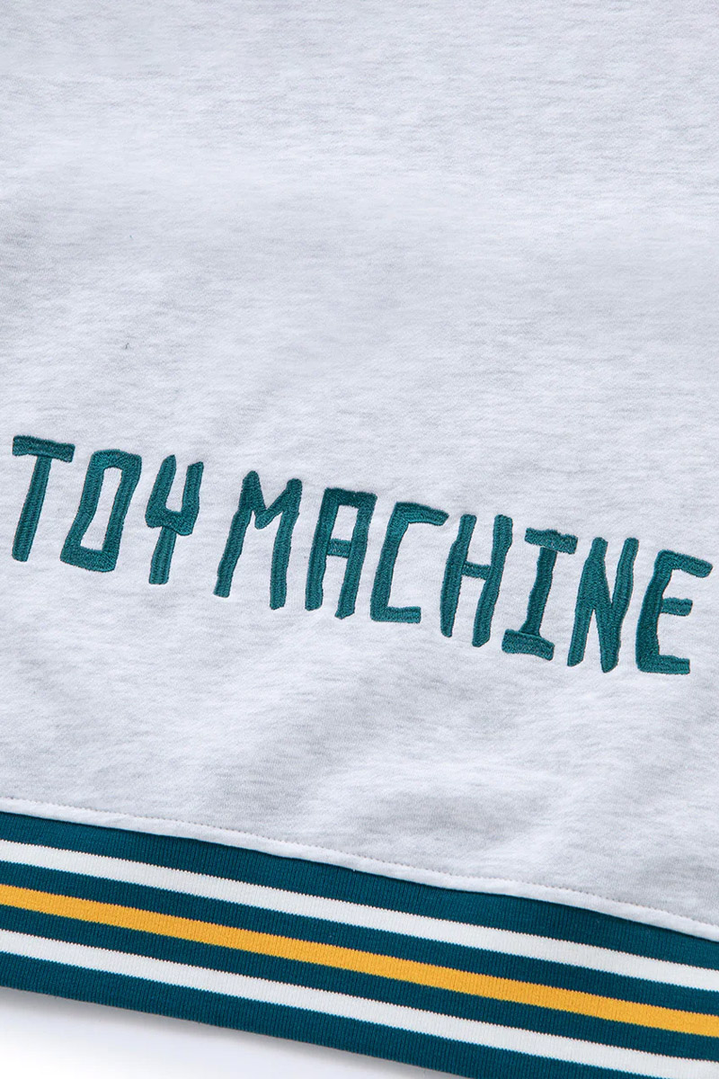 TOY MACHINE (トイマシーン) LIGHTNING EYE RIB LINE SWEAT HALF TOY MACHINE (トイマシーン) LIGHTNING EYE RIB LINE SWEAT HALF